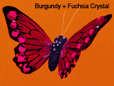 Burgundy + Fuchsia Crystal