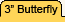 3 Inch Butterfly