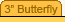 3 Inch Butterfly